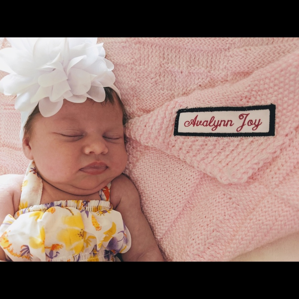 Custom orders only! knitted baby blankets!
